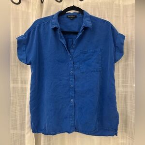 Velvet Heart Casual Blue Button Down Shirt